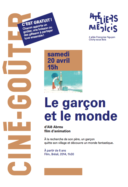 ciné gouter - le garçon et le monde