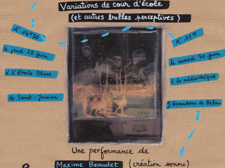 10/ Découvrir “Variations de cour d’école (et autres bulles perceptives)”