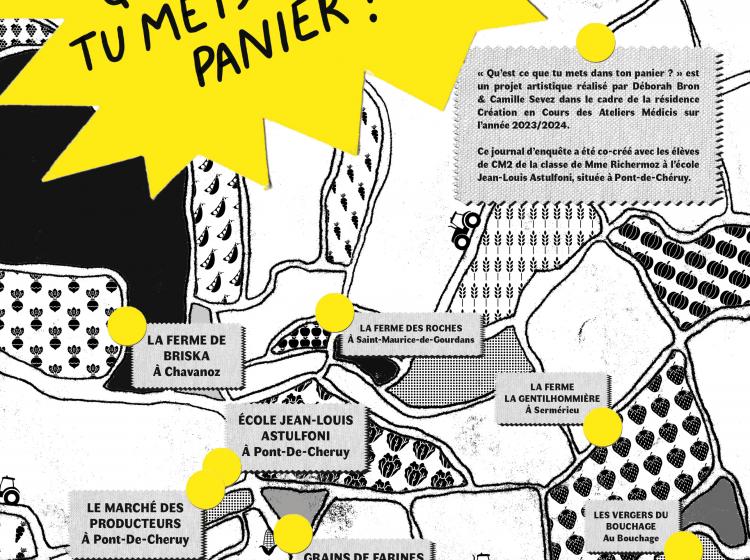 Permière page de notre journal d’enquête co-créé avec les élèves de CM2 de la classe de Mme Richermoz à l’école Jean-Louis Astulfoni, située à Pont-de-Chéruy.