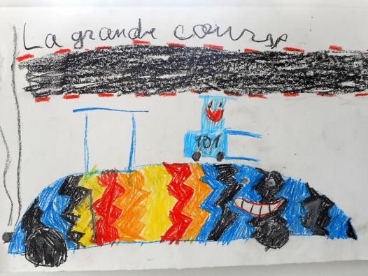 Dessin enfant voiture