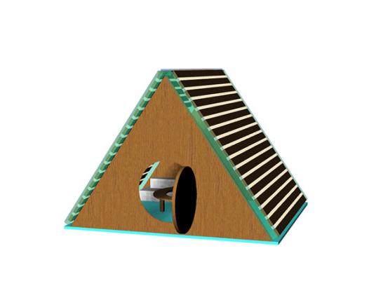 modélisation 3D cabane enfant