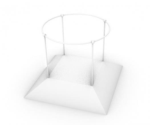 modélisation 3D cabane enfant