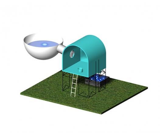 modélisation 3D cabane enfant