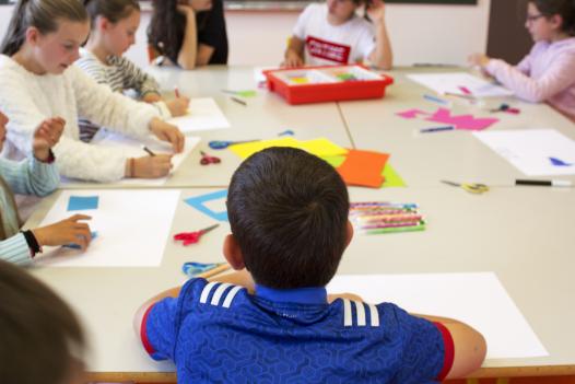 atelier "cour rêvée" avec les CM1