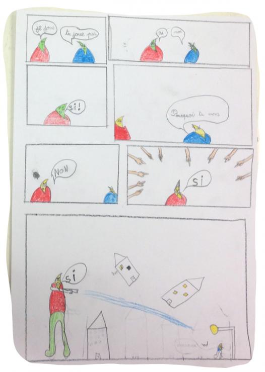 planche mise en couleur