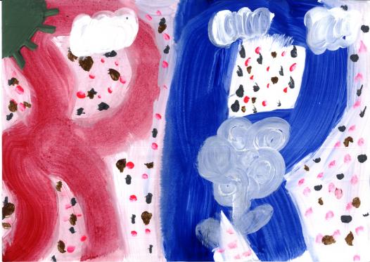R aya nakamura dessin enfant payasage