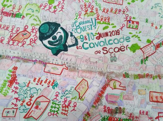 projet affiche Cavalcade