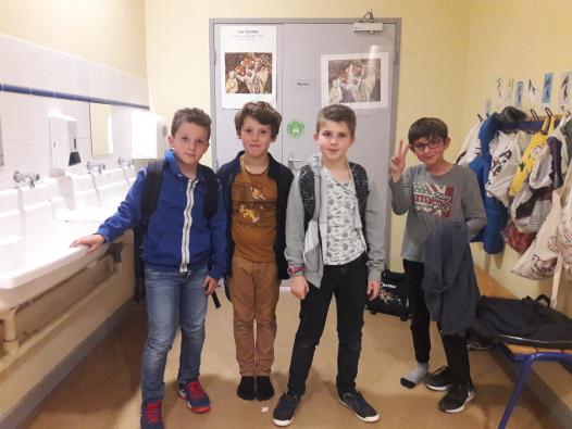 Lino, Gabin, Nolan et Léo