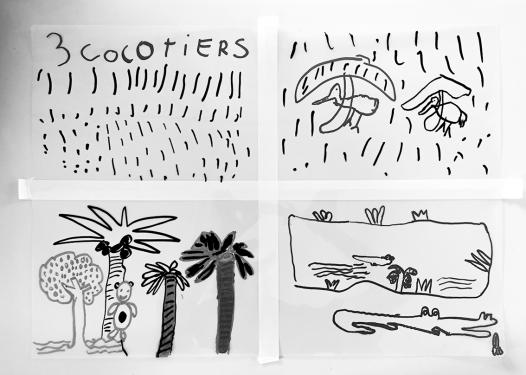 Trois cocotiers