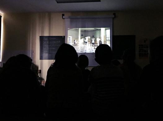 ombres vidéo danse