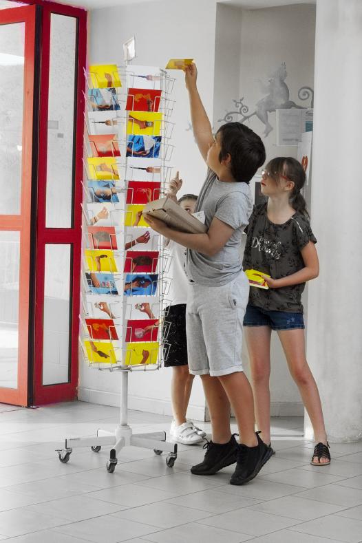 Installation du présentoir