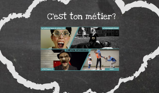 C'est quoi ton métier?