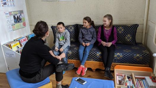 Entretien avec Mathys, Romane et Clara 