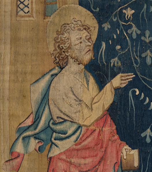 Saint Jean représenté dans la tapisserie de l'Apocalypse