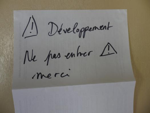 Développement en court