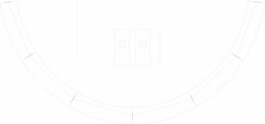 plan de banc courbe (C)