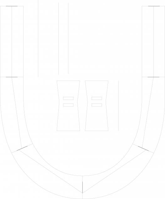 plan pour un banc courbe (U)
