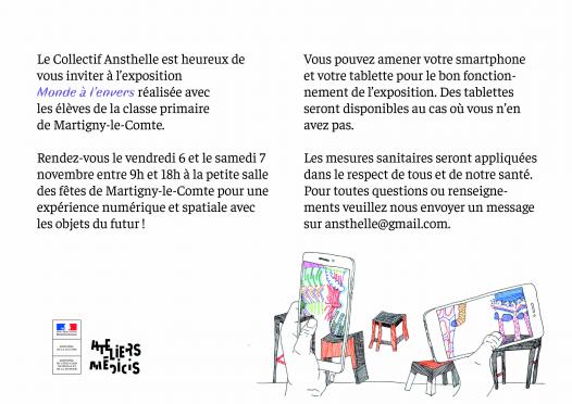 Le dos de l'invitation envoyée aux habitants