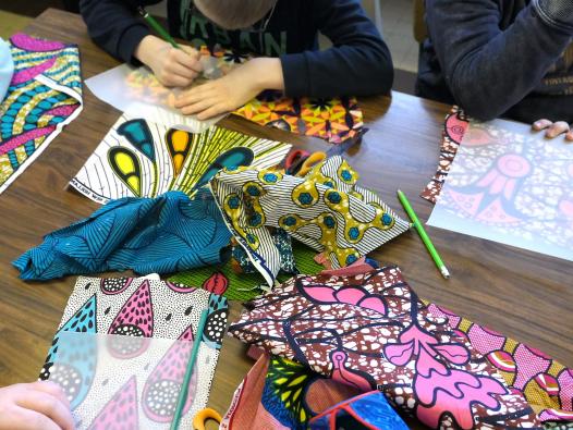 on prélève des motifs 