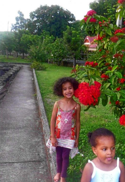 Photo de famille de Jade et sa soeur