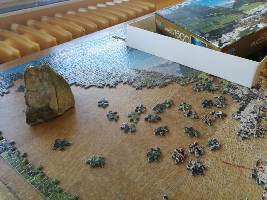 Puzzle vue des Alpes