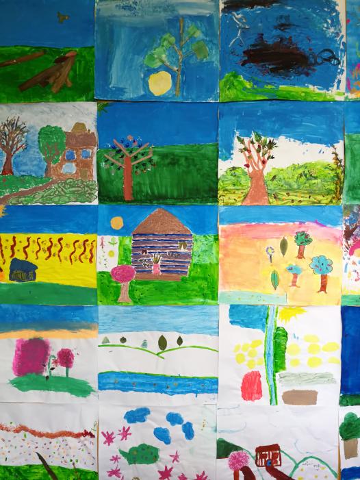 Paysages "hockneyiens"