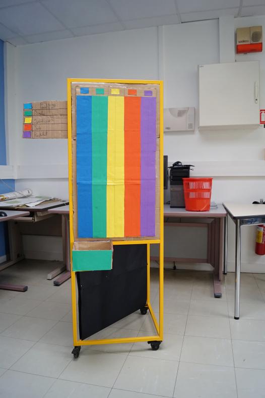 Tableau de couleurs.