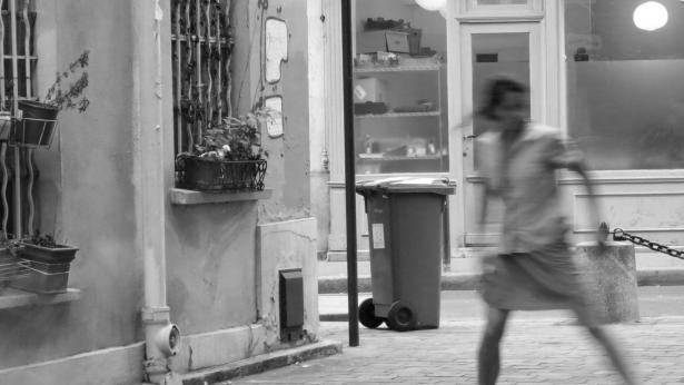 Corps mouvant en rue