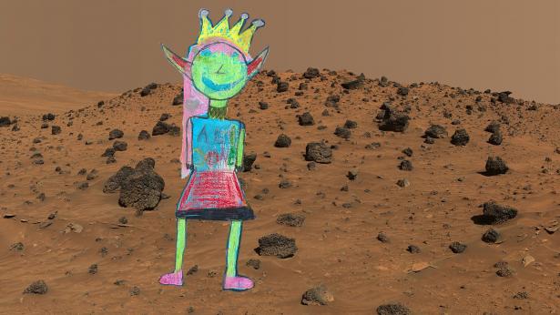 Les habitants de la planète Mars 2