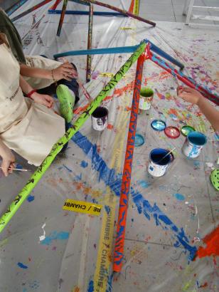 peinture sur sculpture 3