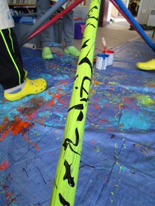 peinture sur sculpture 3