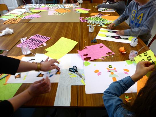 Immersion dans l’atelier motifs.