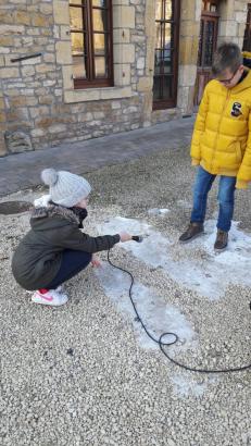 Balade sonore : briser la glace et secouer les arbres.