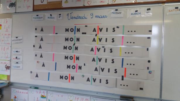À mon avis... Les réalisations des élèves !!!