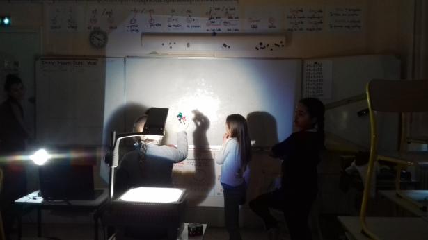 Travail inspiré des sculptures d'ombre et de lumière et des créations de Bernard Pras