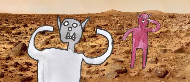 Les habitants de la planète Mars 2