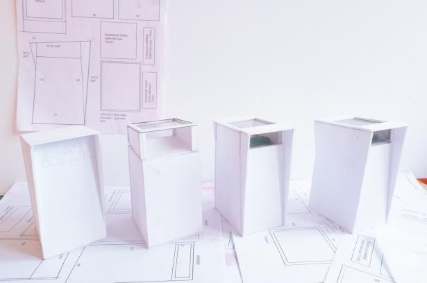 Premières maquettes du Visioscope