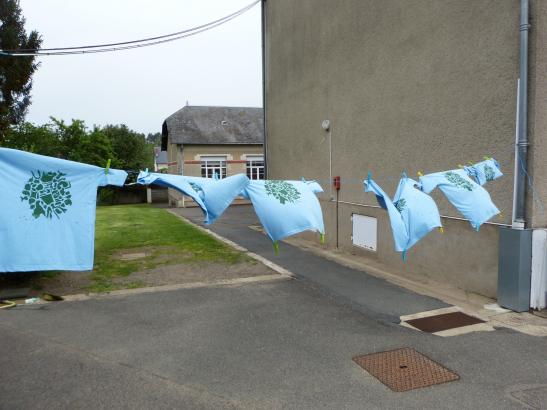 Les T-shirts au vent !