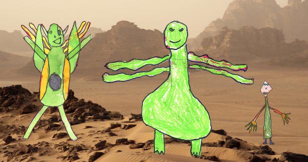 Les habitants de la planète Mars 2