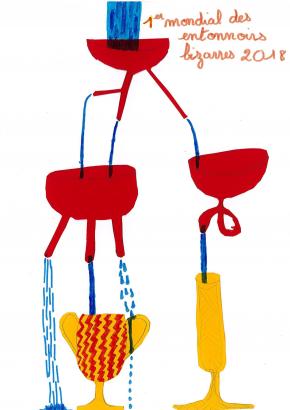 Collages de papiers colorés