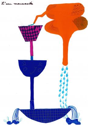 Collages de papiers colorés