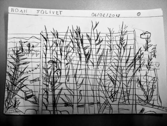 Dessiner depuis la cour