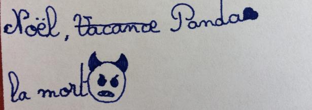 consigne du jour