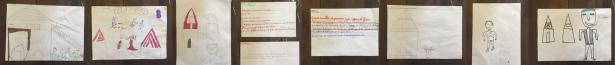 Présentations et autoportraits des élèves de CM2