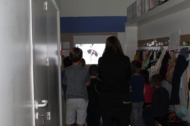 Exposition à l'école