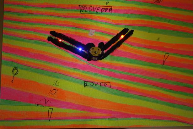 Leds et papier : découverte de l'encre conductrice