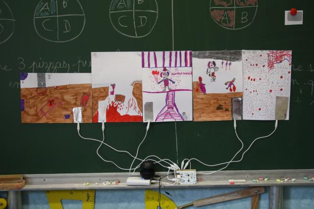 Chaque groupe a présenté ses dessins