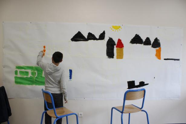 Quelques étapes de la Fresque animée