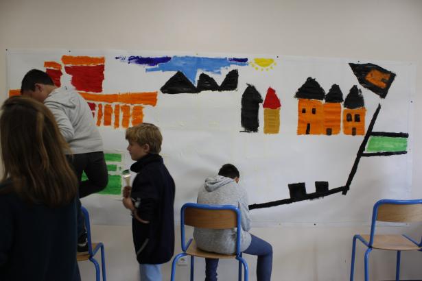 Quelques étapes de la Fresque animée