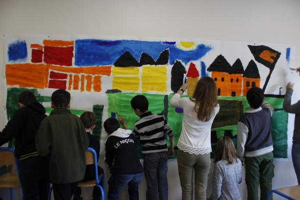 Quelques étapes de la Fresque animée